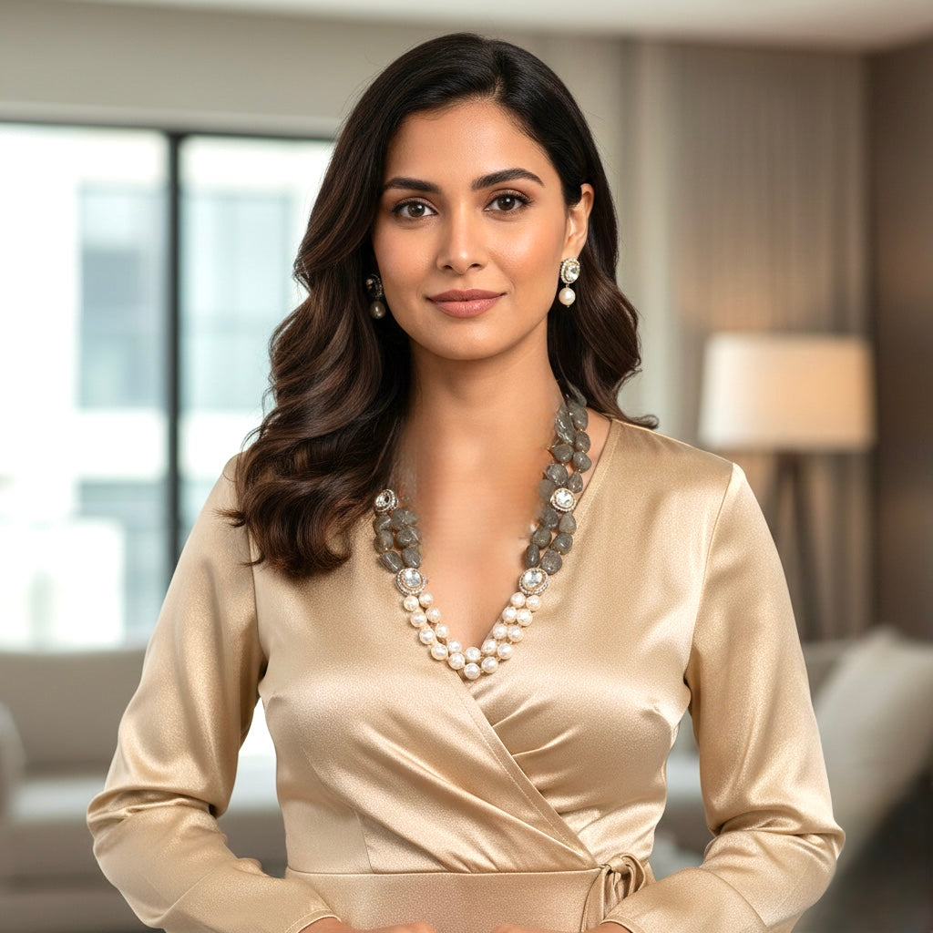 Mandakini Polki Necklace