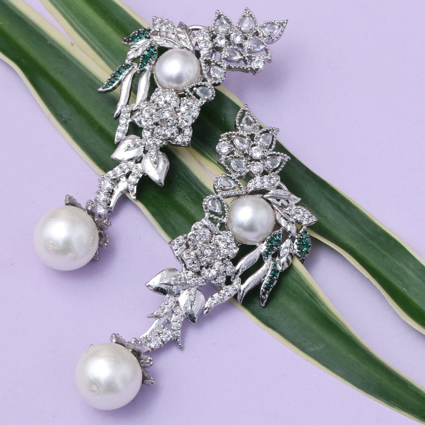 Pearl Long Earrings