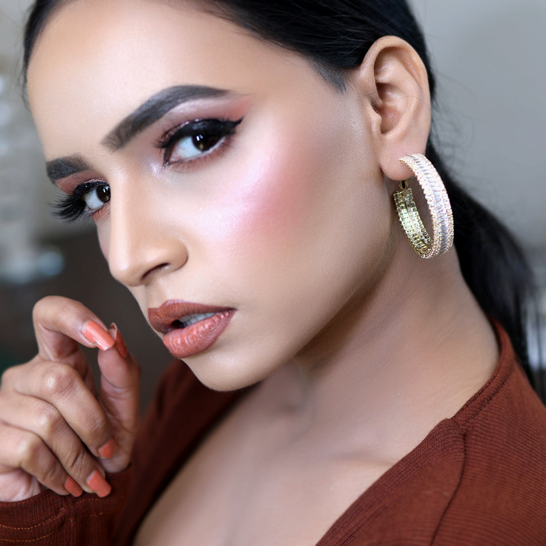 Gold Toned Hoop Earrings