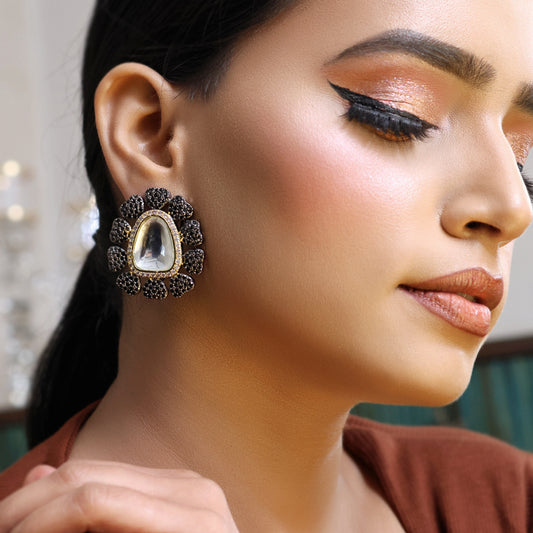 Faiza Polki Studs