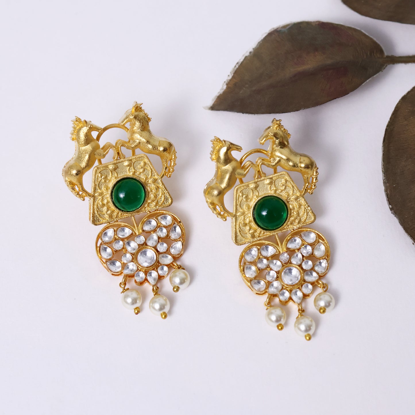 Kria Gold Plated Earrings