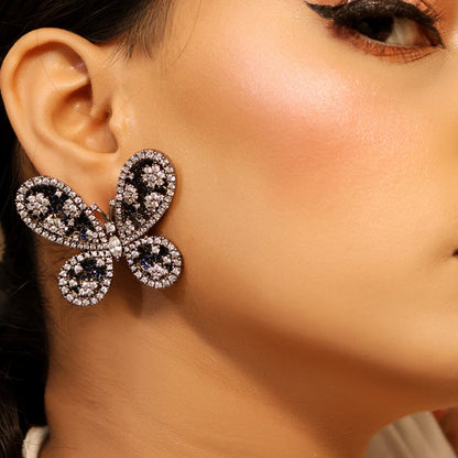 Blingy Butterfly studs