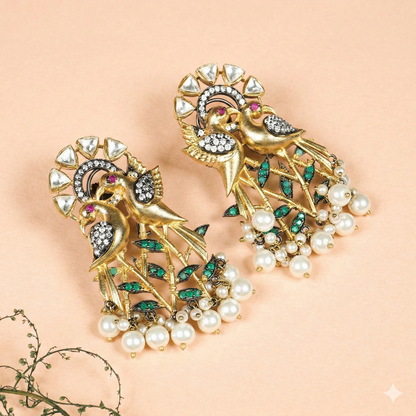 Polki Birdy Earrings