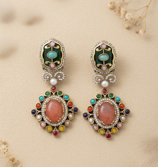 Enamel Earrings