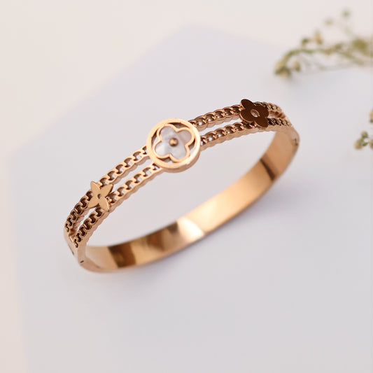 Rosegold Stainless Steel Openable Bracelet