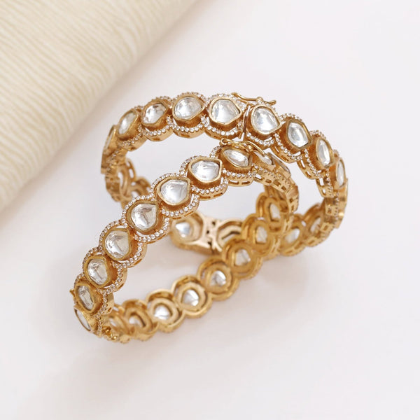 Classic Kundan Openable Bangles