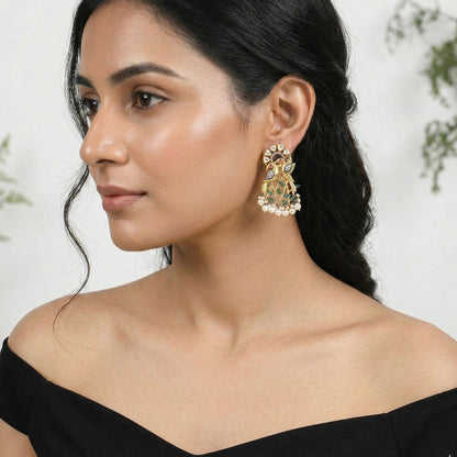 Polki Birdy Earrings