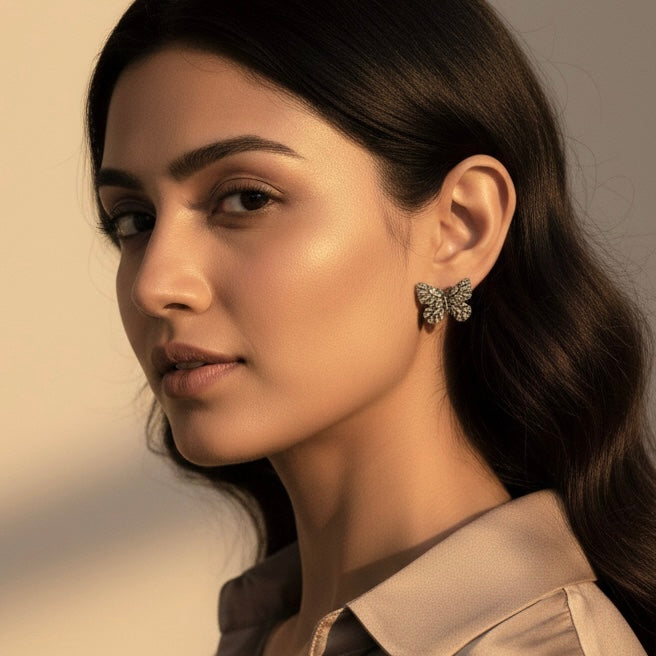 Antique Butterfly Earrings