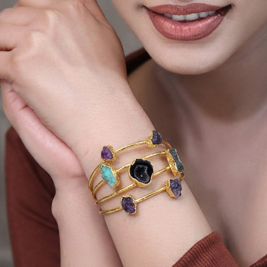 Druzy Broad Bracelet
