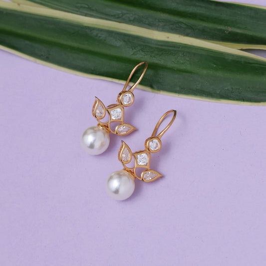 Polki Drop Earrings