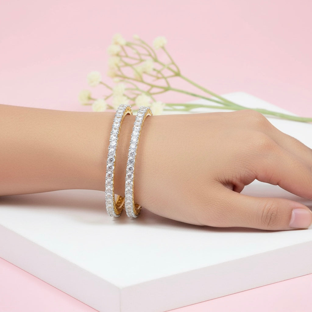 Rhea Single Line Pointer Bangles
