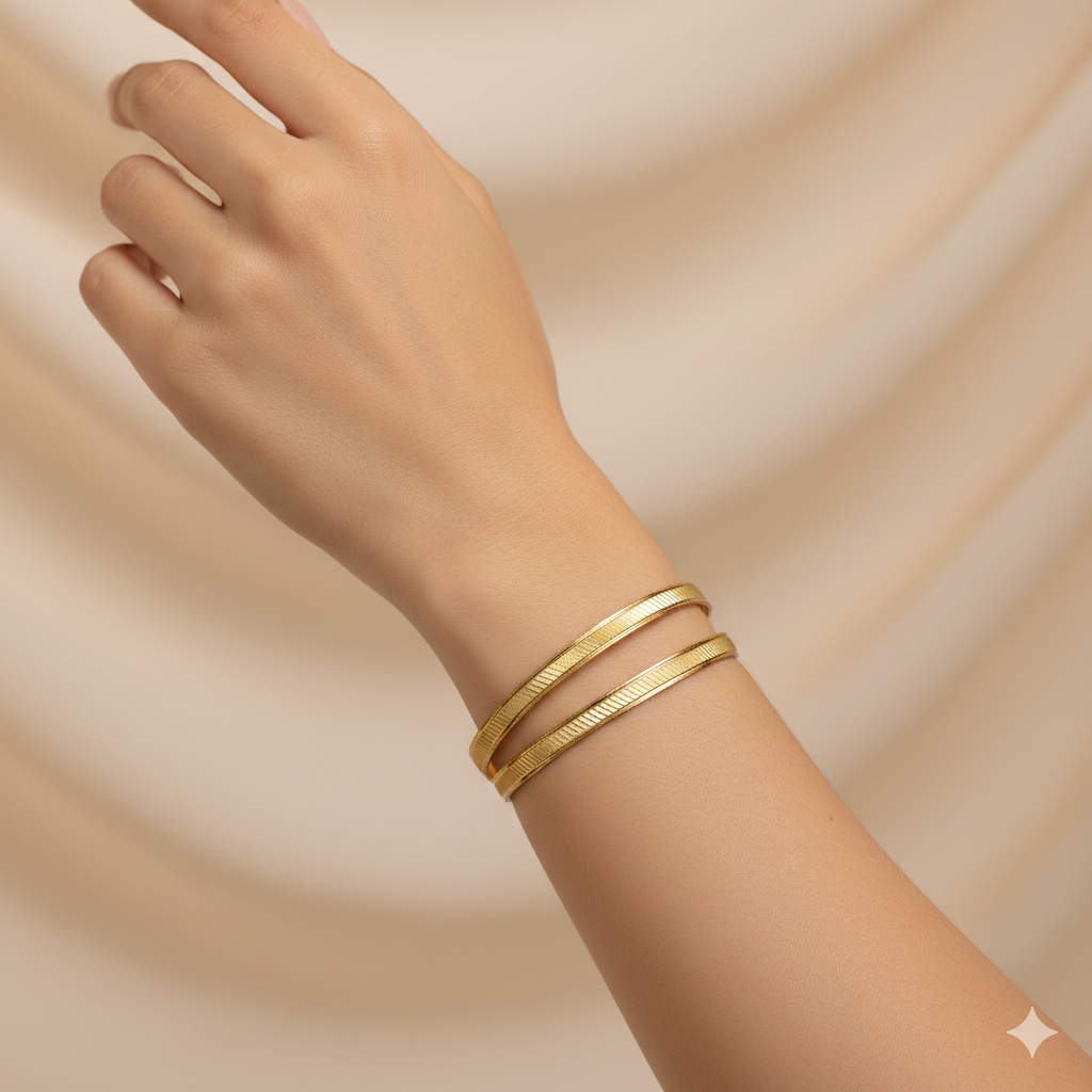 Trisha Gold Bangles