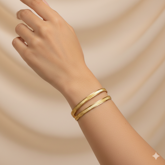 Trisha Gold Bangles