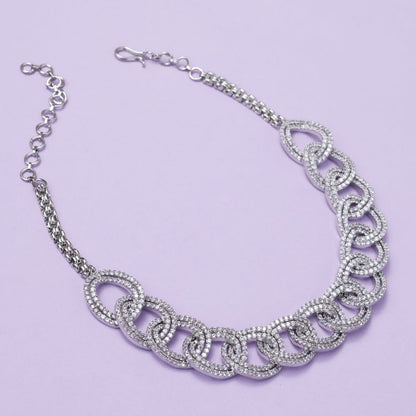 Rhea Zirconia Necklace Set