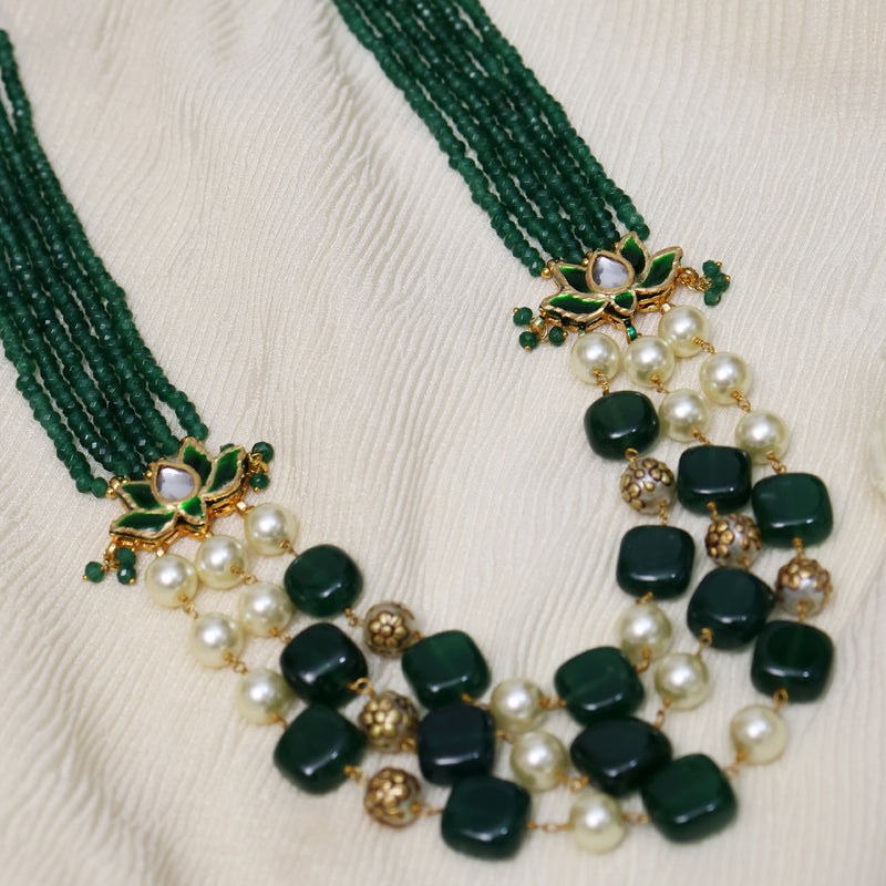 Ashvi Green Necklace