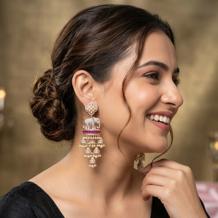 Elephant Traditional Earrings