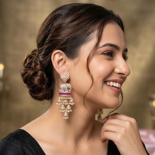 Elephant Traditional Earrings
