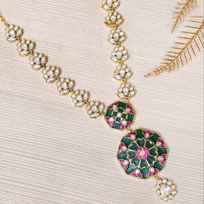 Neeva Inlay Work Necklace Set
