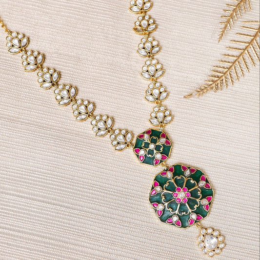 Neeva Inlay Work Necklace Set
