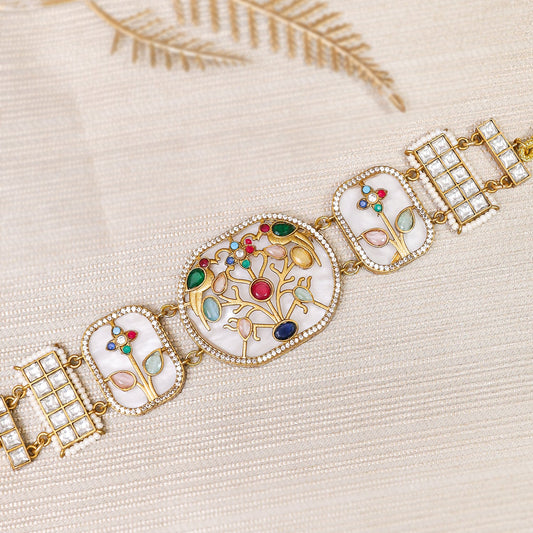 Rukhsana Inlay Work Choker Set