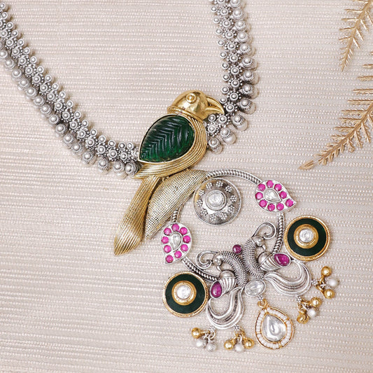 Birdy Metallic Neclace