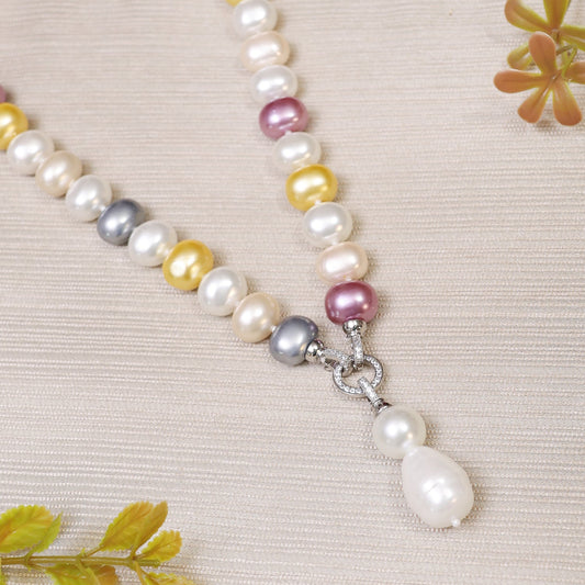 Multi Pearl Beads Necklace
