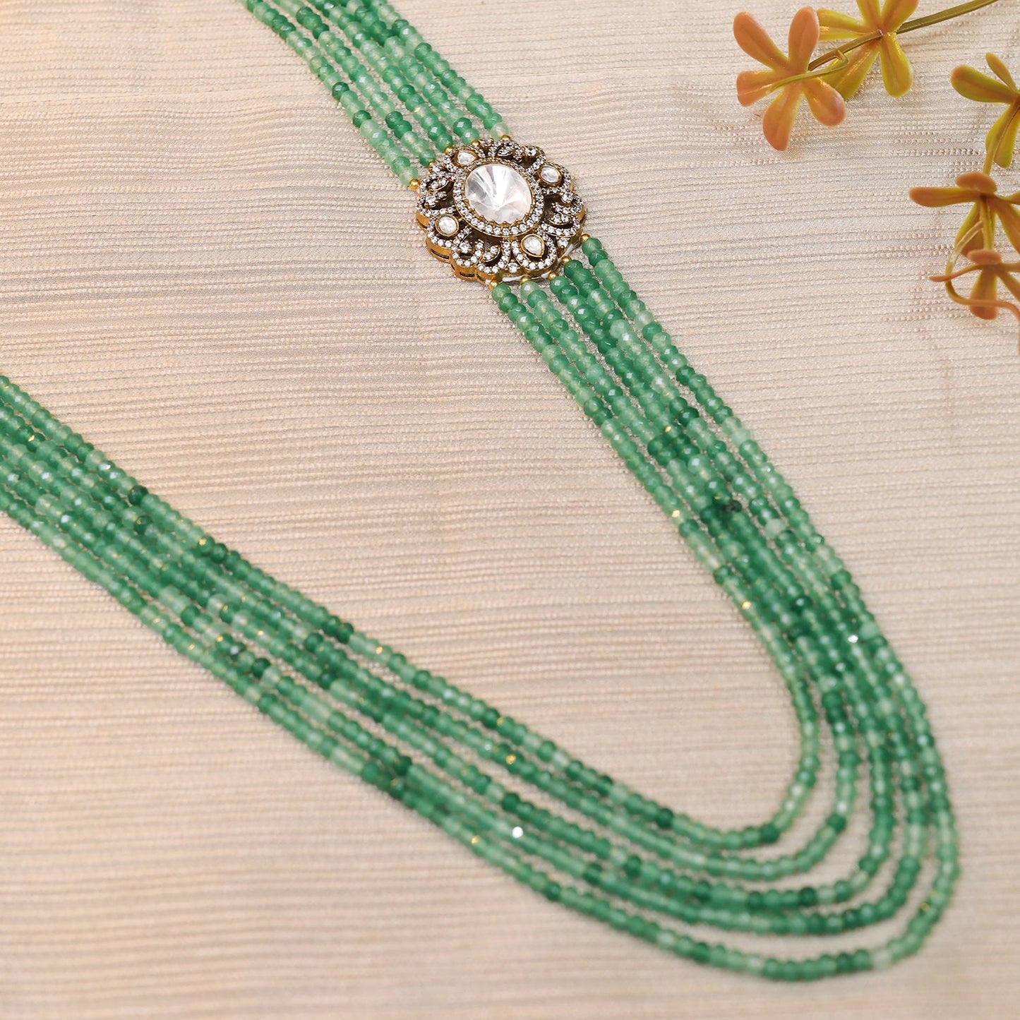 Sheetal Brooch Necklace