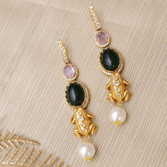 Frog Drop Earrings