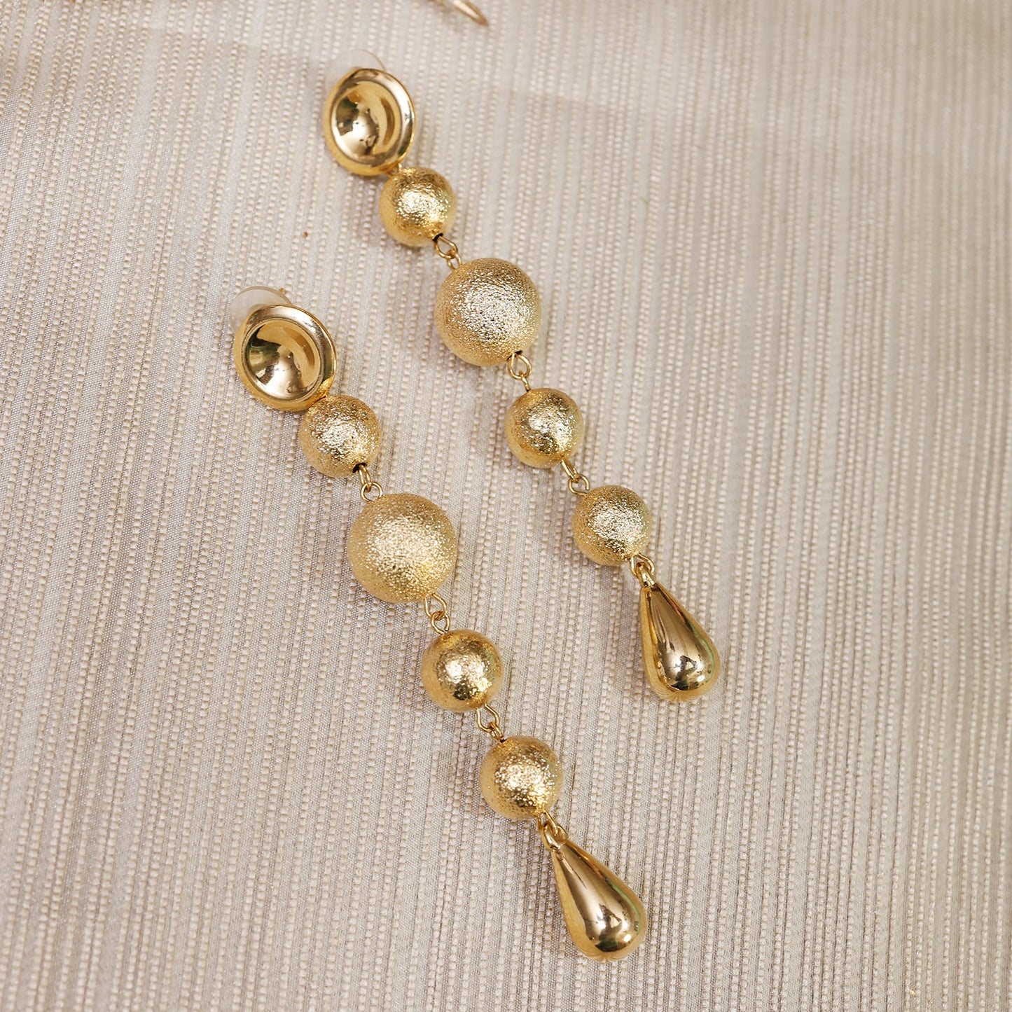 Gold Droplet Earrings