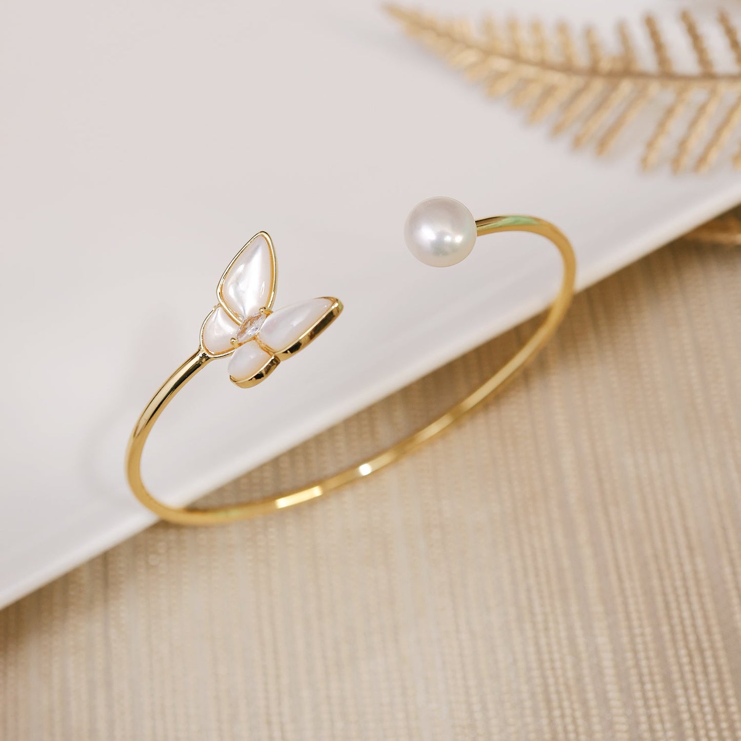 Mother of Pearl Butterfly Bracelet