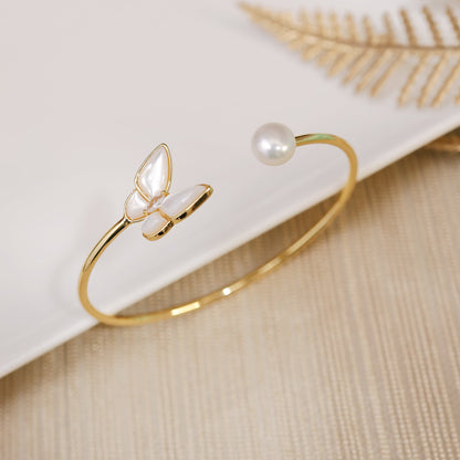 Mother of Pearl Butterfly Bracelet