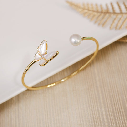 Mother of Pearl Butterfly Bracelet