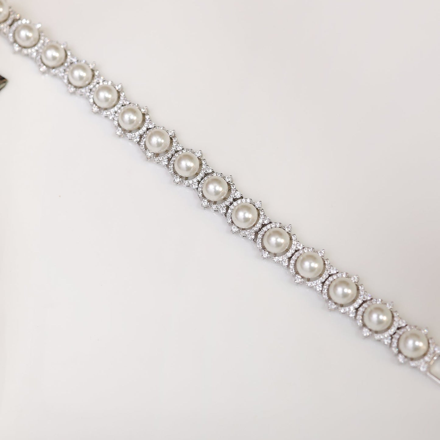 Ankita Pearl Tennis Bracelet