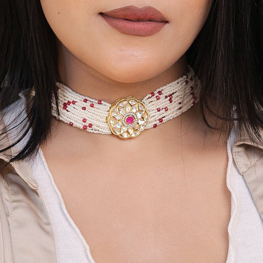 Mishika Kundan Choker Necklace