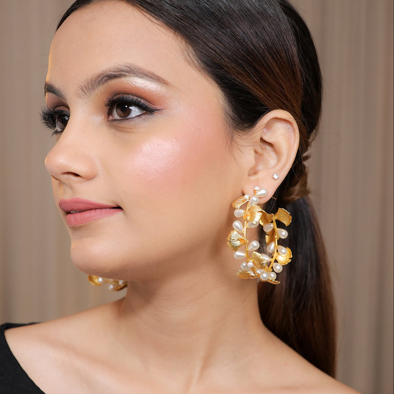 Zara Modern Hoop Earrings