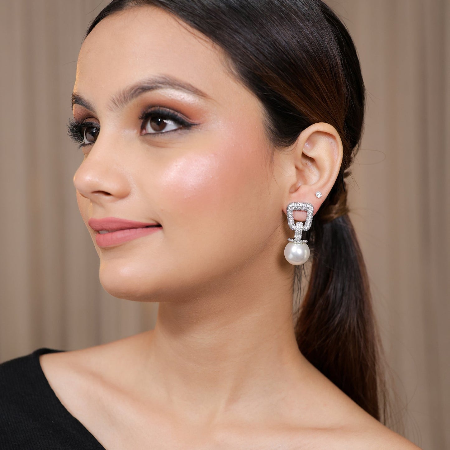 Mallika Zirconia Earrings