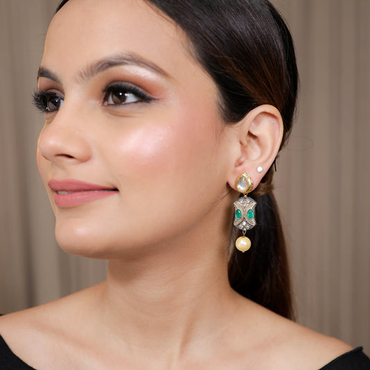 Metallic Stud Earrings