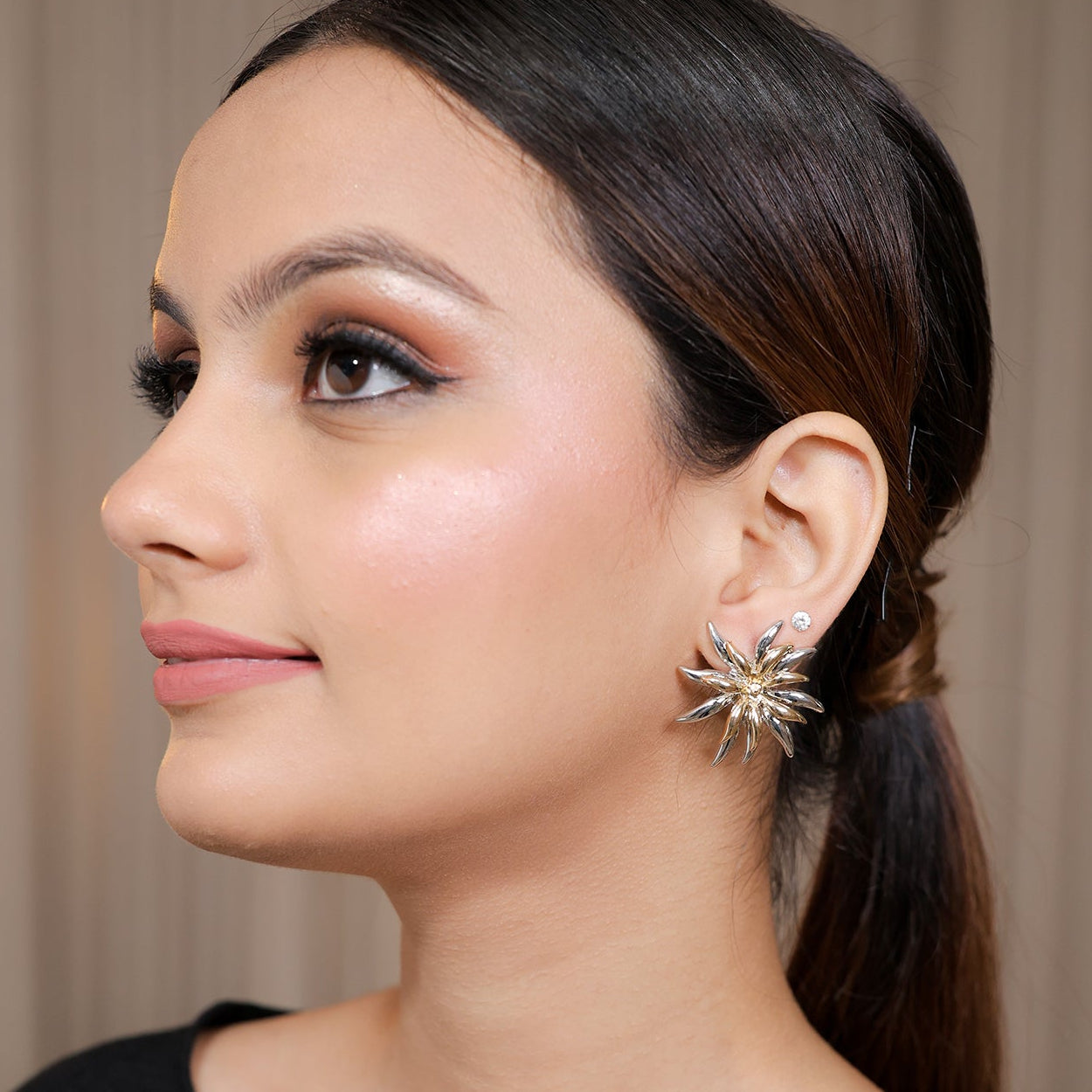 Neene Stainless Steel Modern Earrings