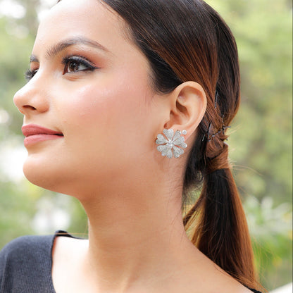 Flora Zirconia Earrings
