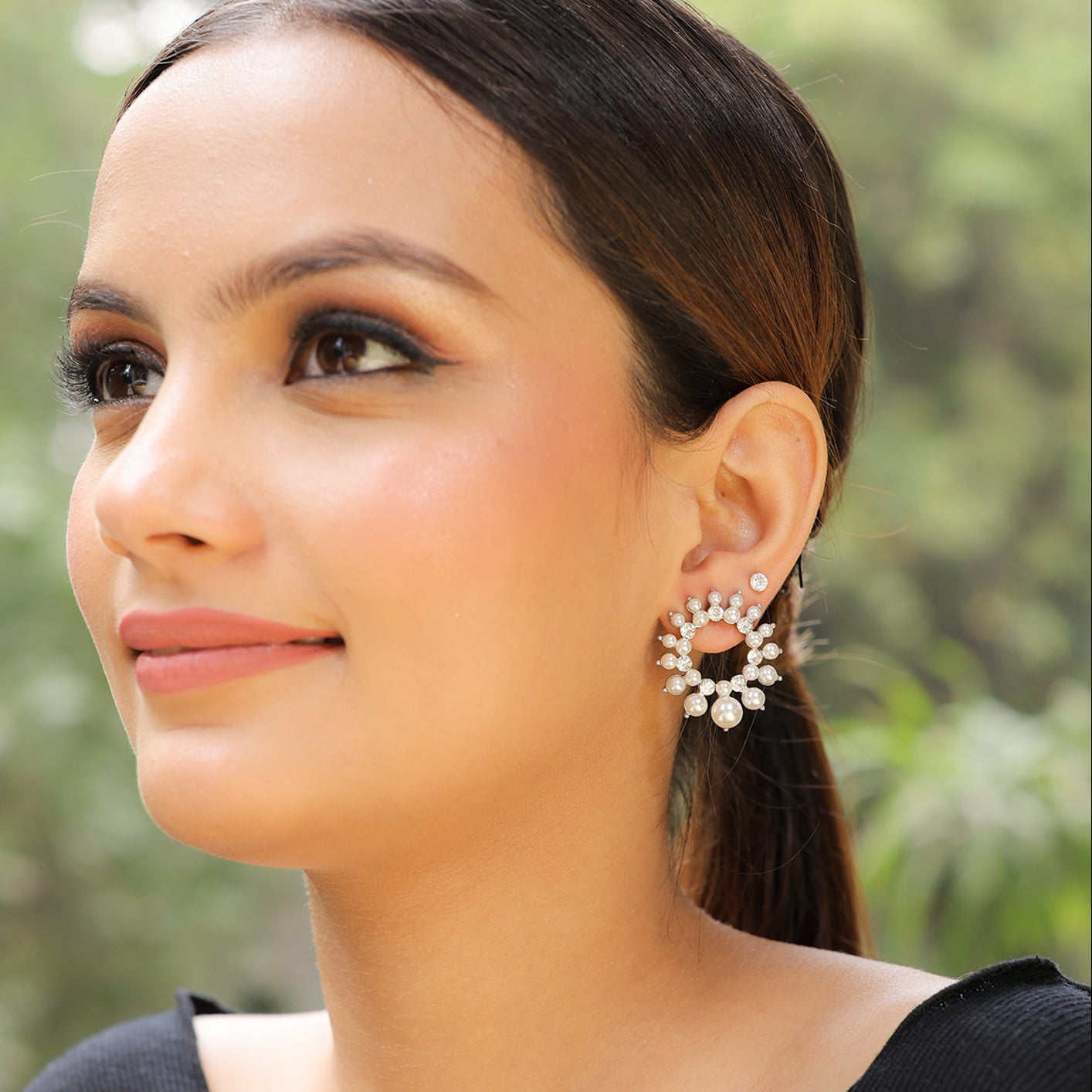 Pearl Studded Earrings