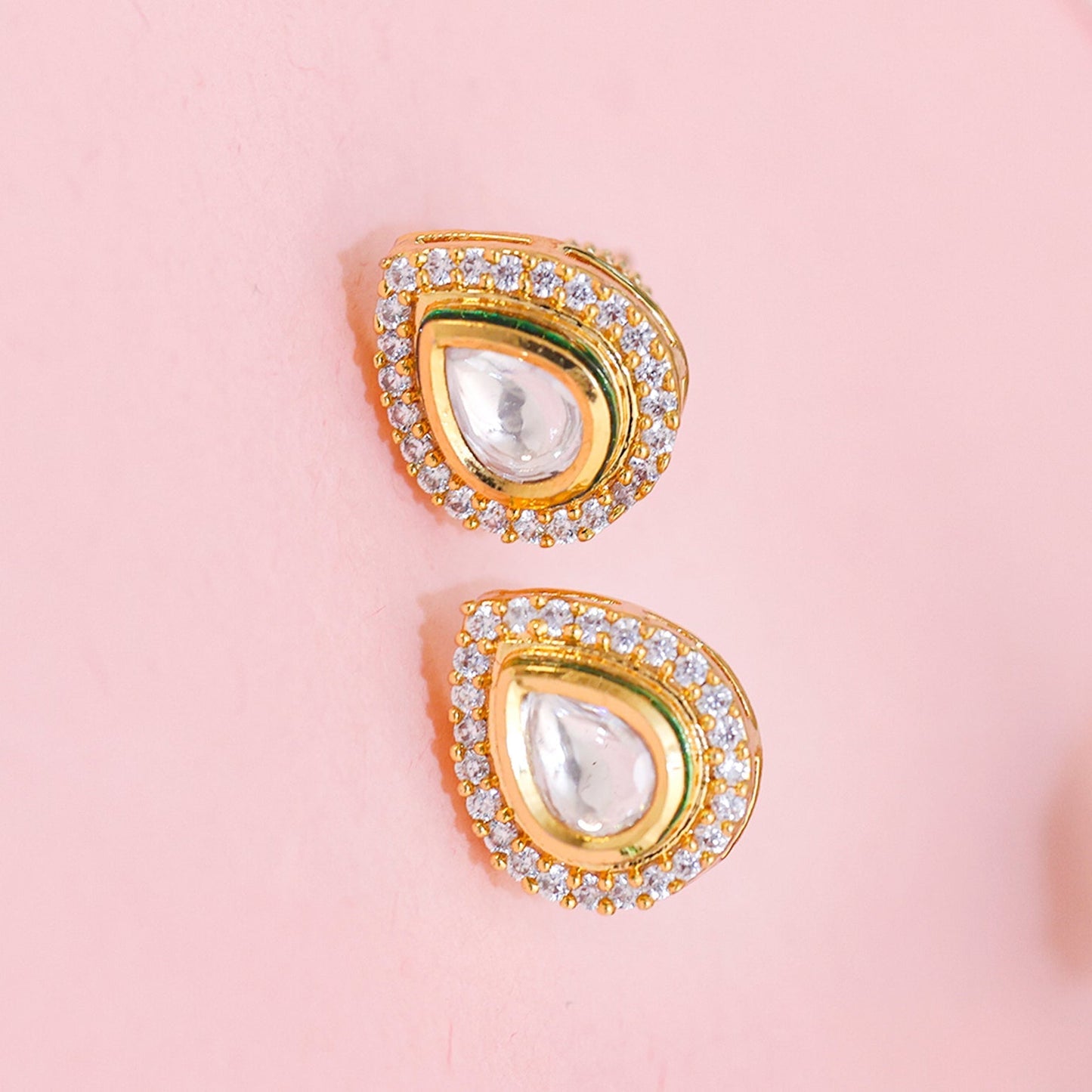 Kundan Teardrop Earrings
