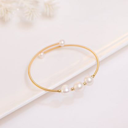 Triple Pearl Bracelet
