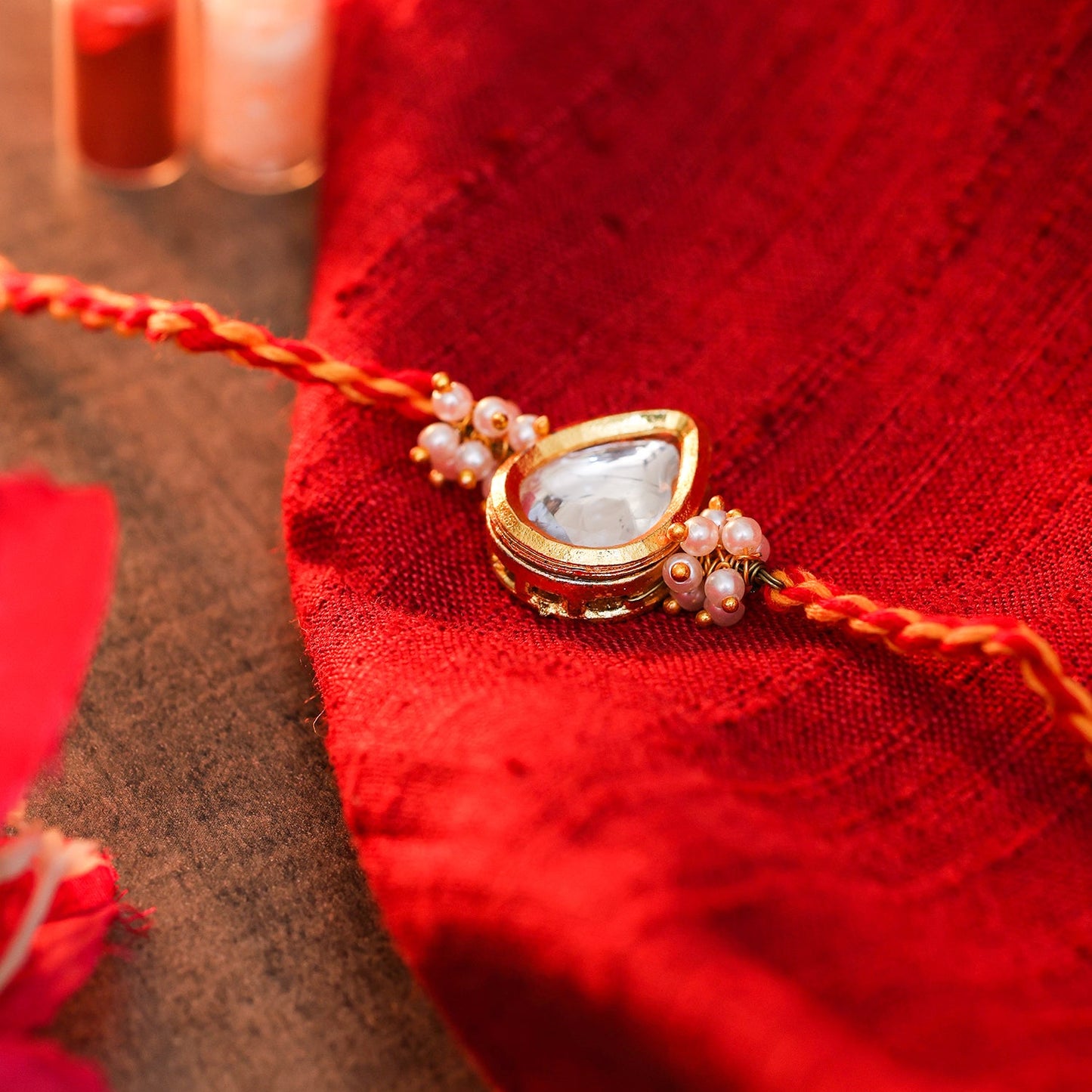 kalyani Single Kundan Mauli Rakhi
