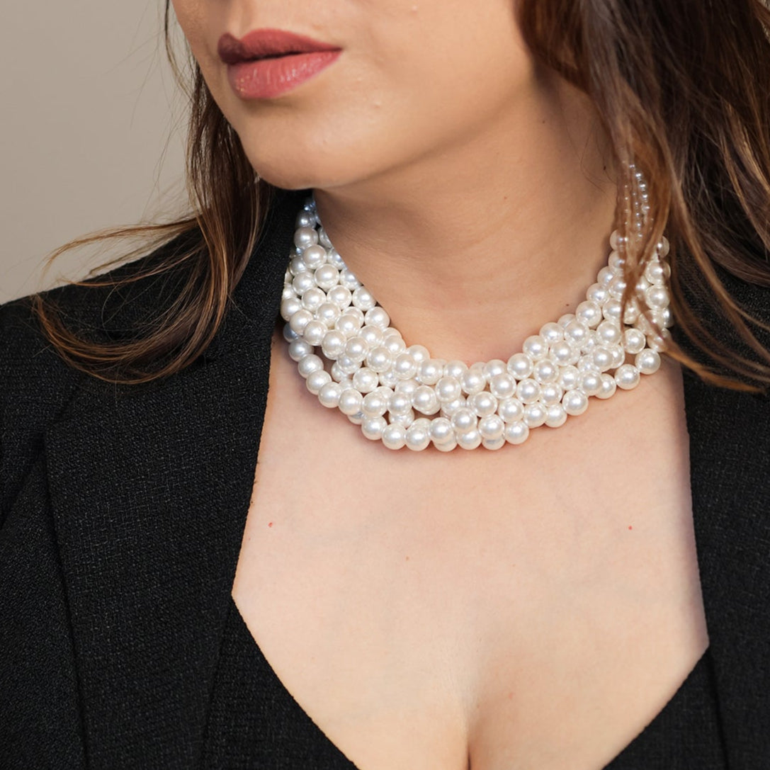 Enna Twisted Pearl Necklace