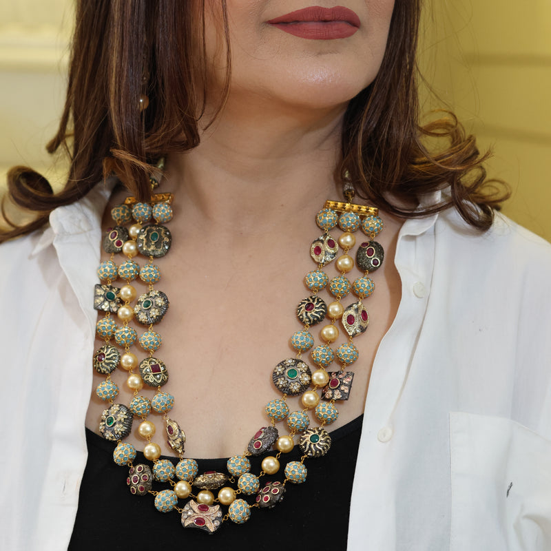 Iqraar Beads Necklace Set