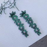 Tiana Green Dangler Earrings