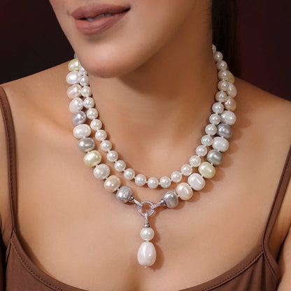 Dastoor Pastels Layered Necklace