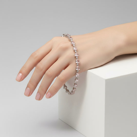 Pastel Toned Tennis Bracelet