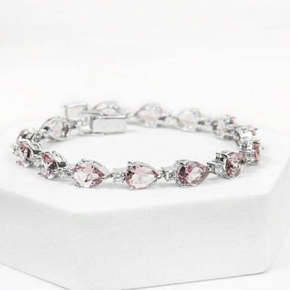 Zephyra Pastel Coloured Tennis Bracelet