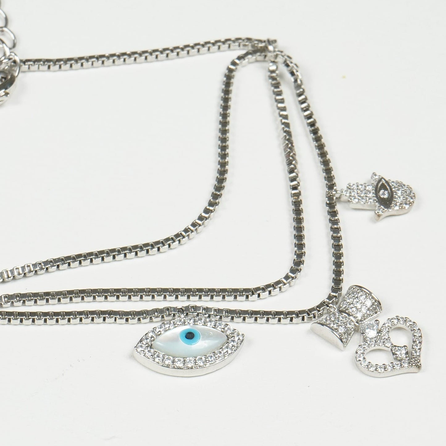 Evil Eye Damru Adjustable Bracelet